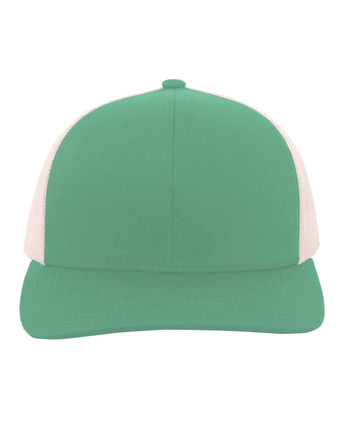 Pacific Headwear Trucker Snapback Hat TEAL/ BEIGE 
