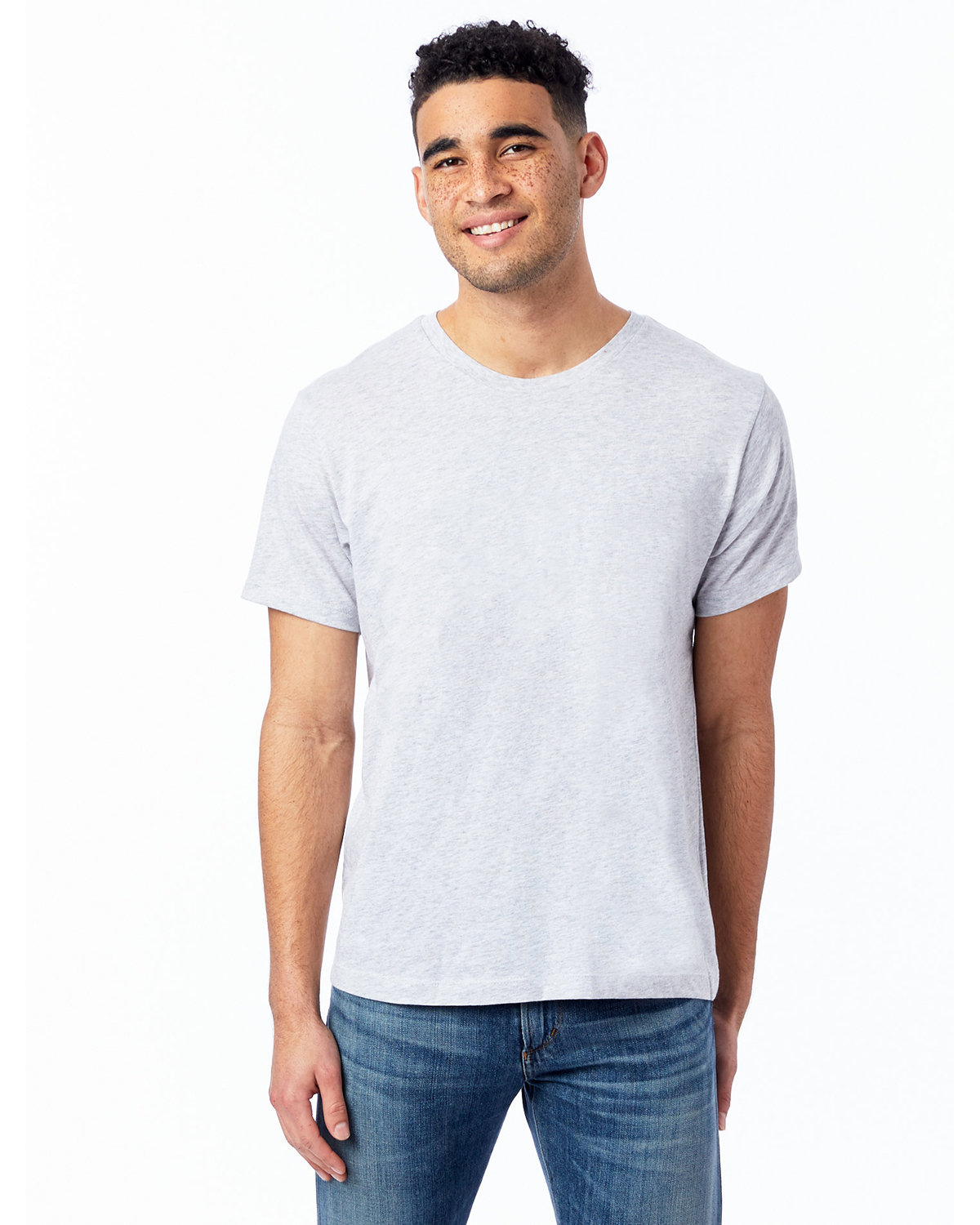 Alternative Unisex Go-To T-Shirt LT HEATHER GREY 