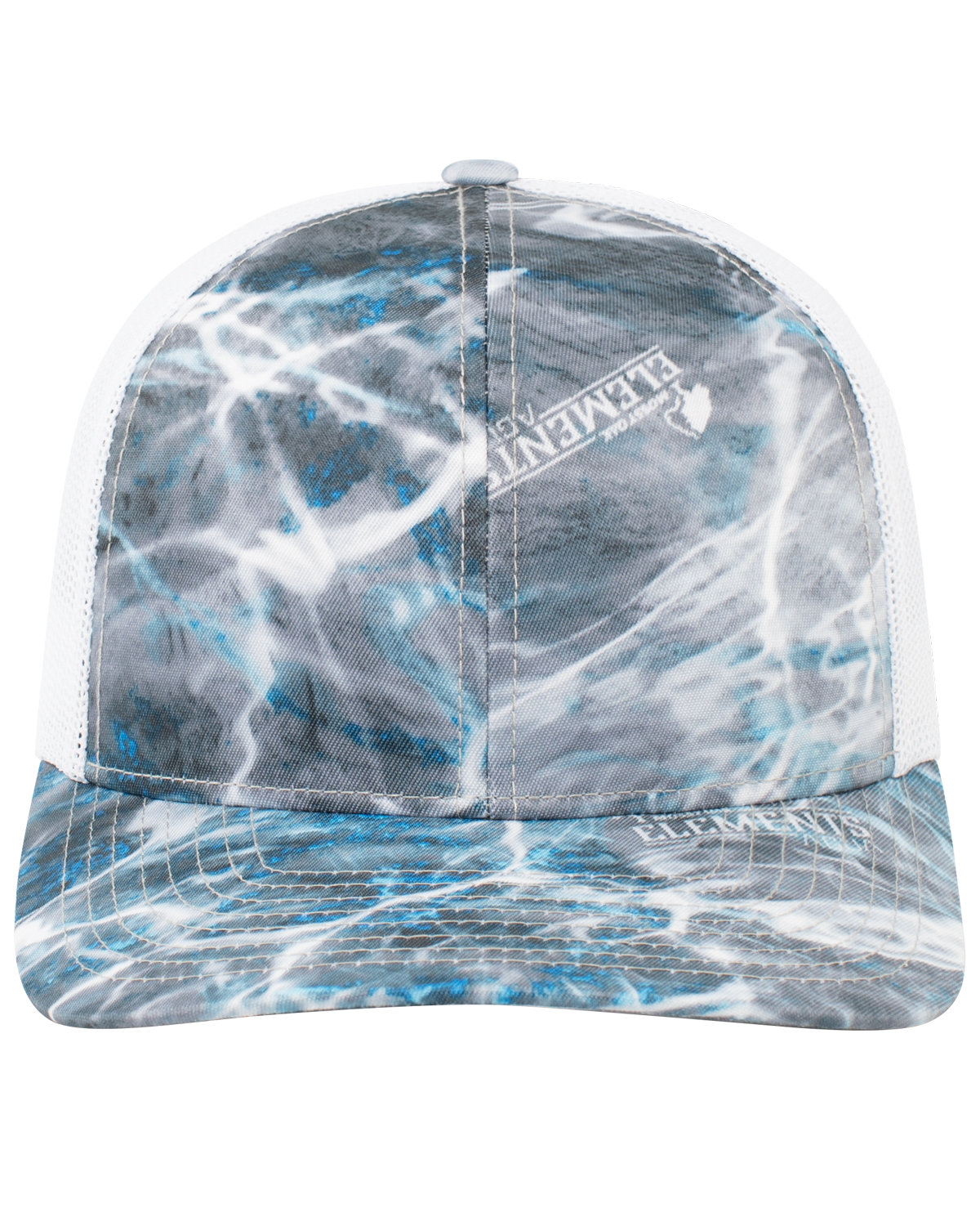 Pacific Headwear Snapback Trucker Hat steelhead/ white 
