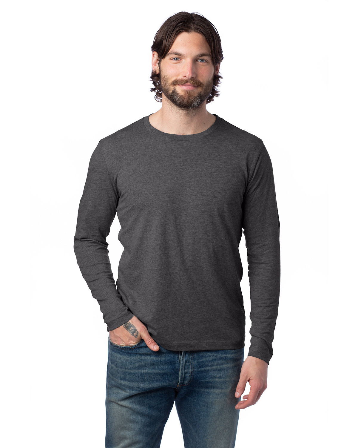 Alternative Unisex Long-Sleeve Go-To T-Shirt | alphabroder