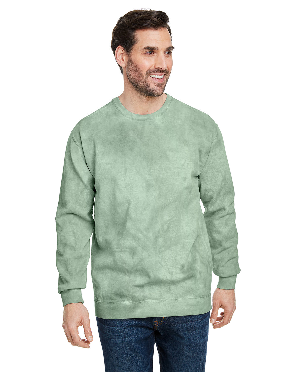 Comfort Colors Adult Color Blast Crewneck Sweatshirt FERN 