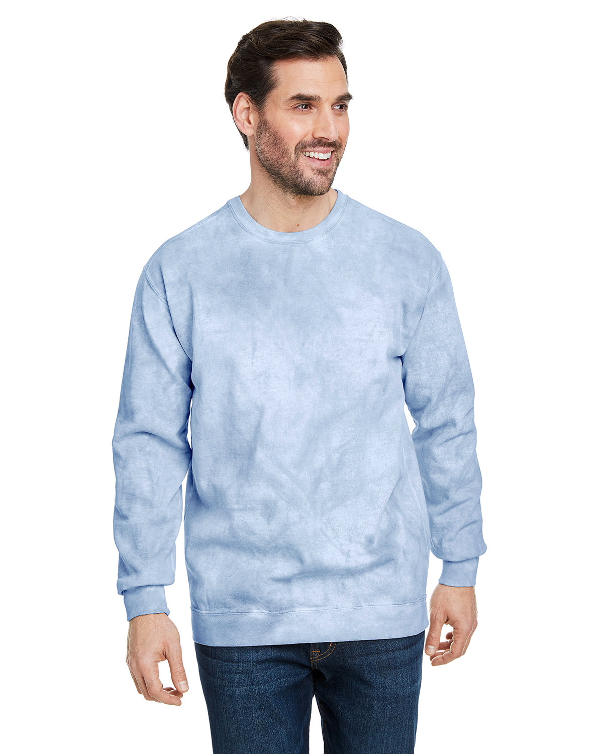 Comfort Colors Adult Color Blast Crewneck Sweatshirt OCEAN 