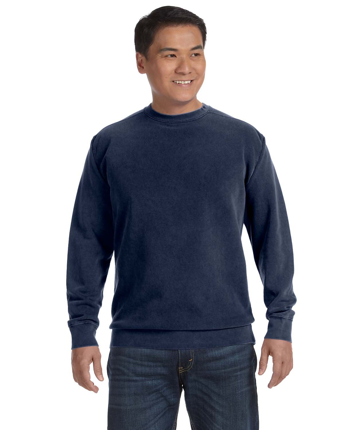 Comfort Colors Adult Crewneck Sweatshirt TRUE NAVY 