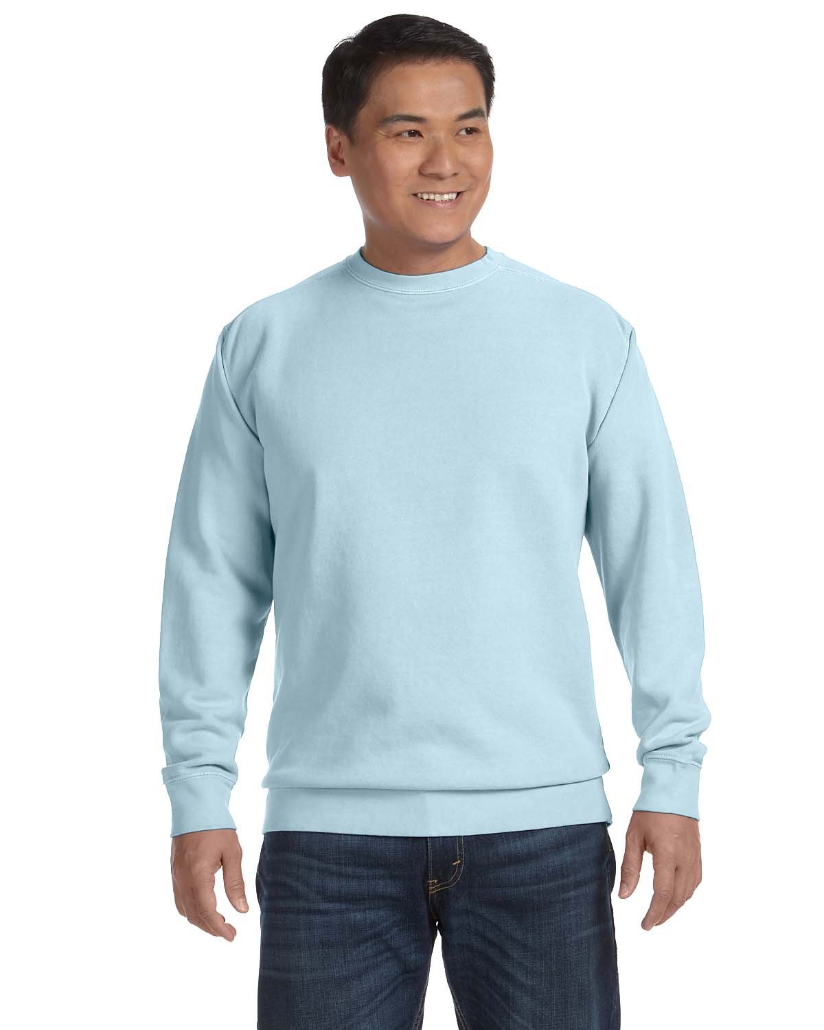 Comfort Colors Adult Crewneck Sweatshirt CHAMBRAY 