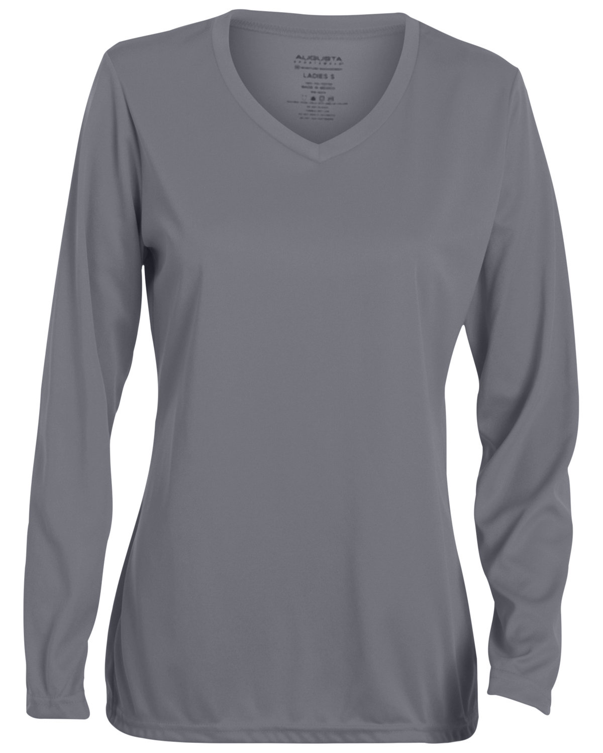 Augusta Sportswear Ladies' Wicking Long-Sleeve T-Shirt | alphabroder