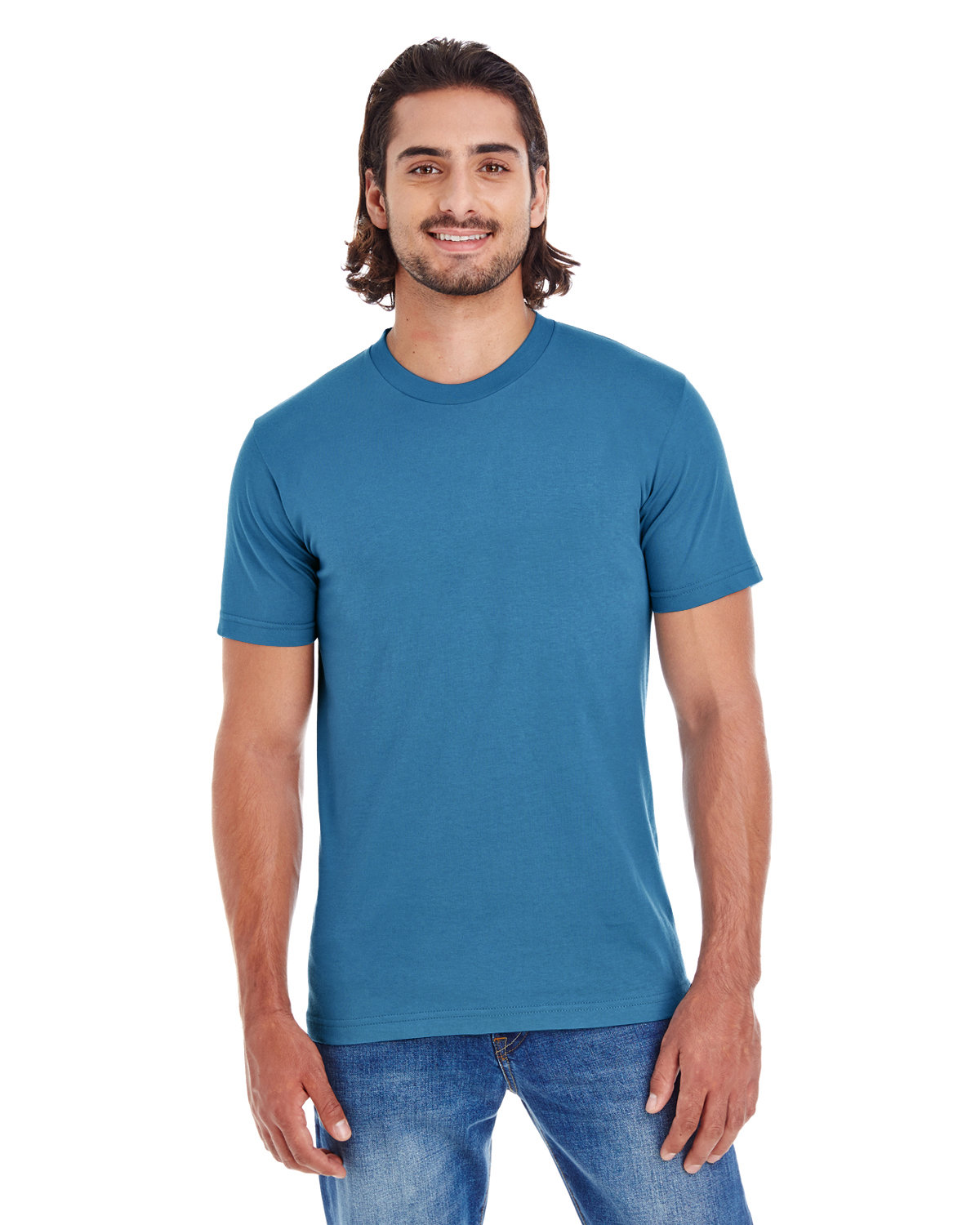 American Apparel Unisex Organic Fine Jersey Classic T-Shirt NEPTUNE 