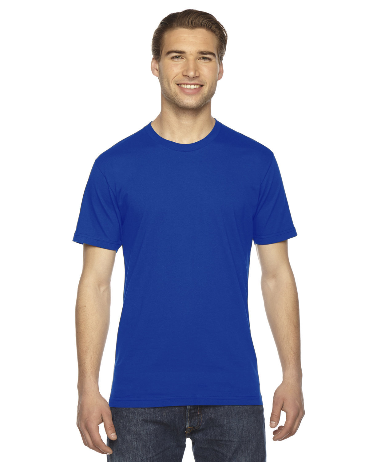 American Apparel Unisex Fine Jersey USA Made T-Shirt royal blue 