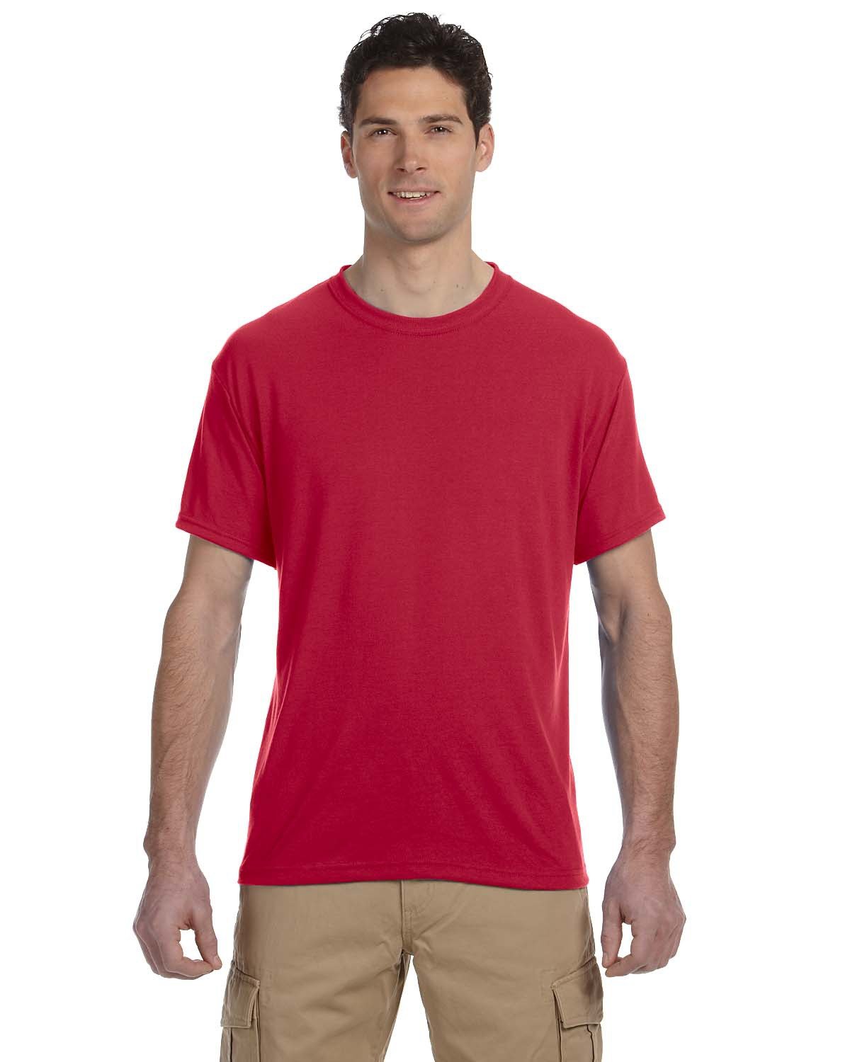 Jerzees Adult DRI-POWER® SPORT Poly T-Shirt TRUE RED 