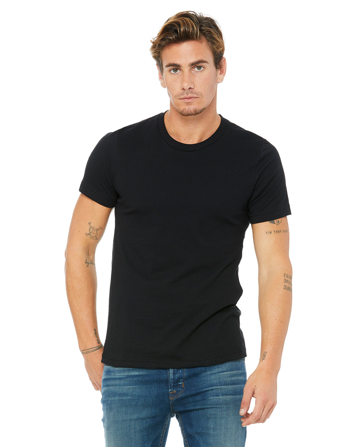 Bella + Canvas Unisex Jersey T-Shirt BLACK 