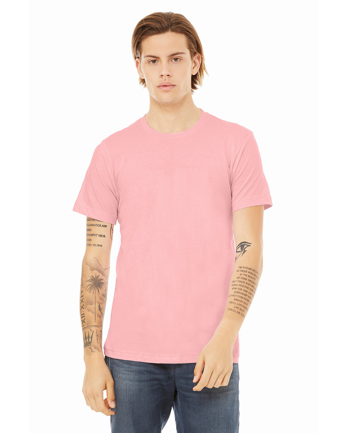 Bella + Canvas Unisex Jersey T-Shirt pink 