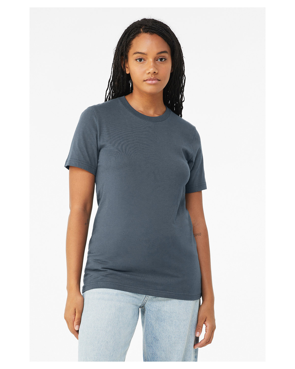 Bella + Canvas Unisex Jersey T-Shirt VINTAGE NAVY 