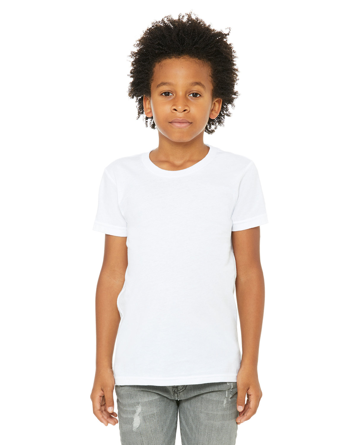 Bella + Canvas Youth Jersey T-Shirt white 