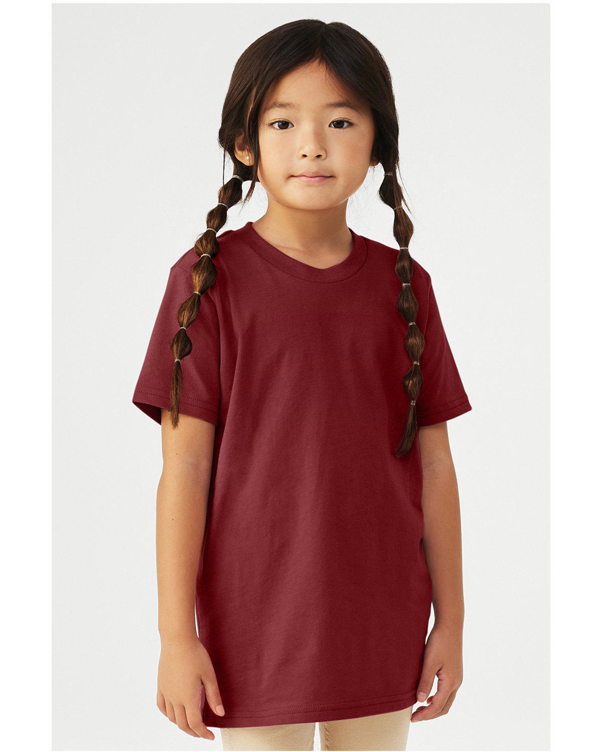 Bella + Canvas Youth Jersey T-Shirt cardinal 