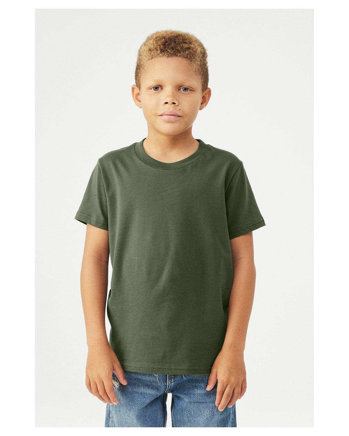 Bella + Canvas Youth Jersey T-Shirt military green 