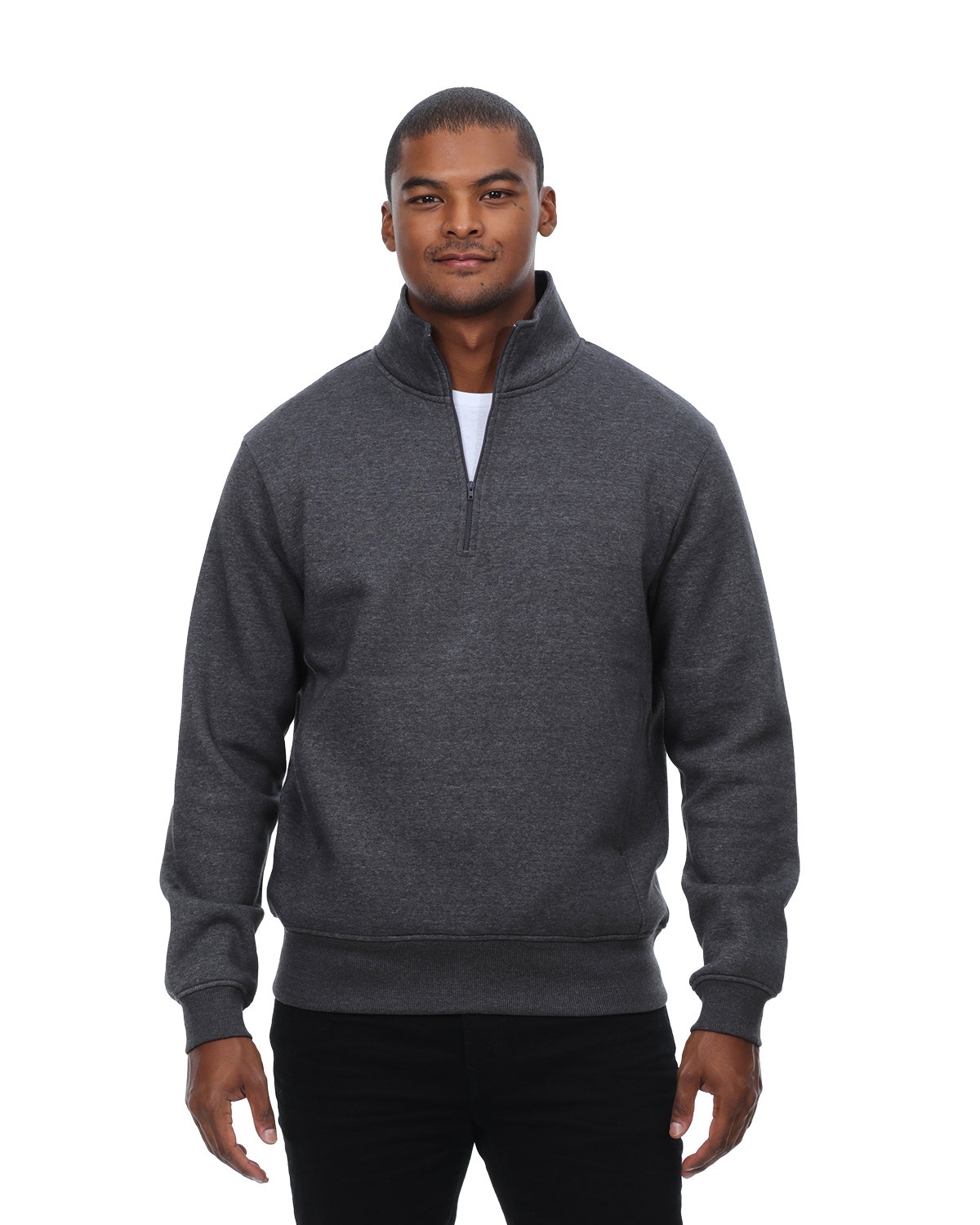 Threadfast Apparel Unisex Ultimate Fleece Quarter-Zip Sweatshirt ...