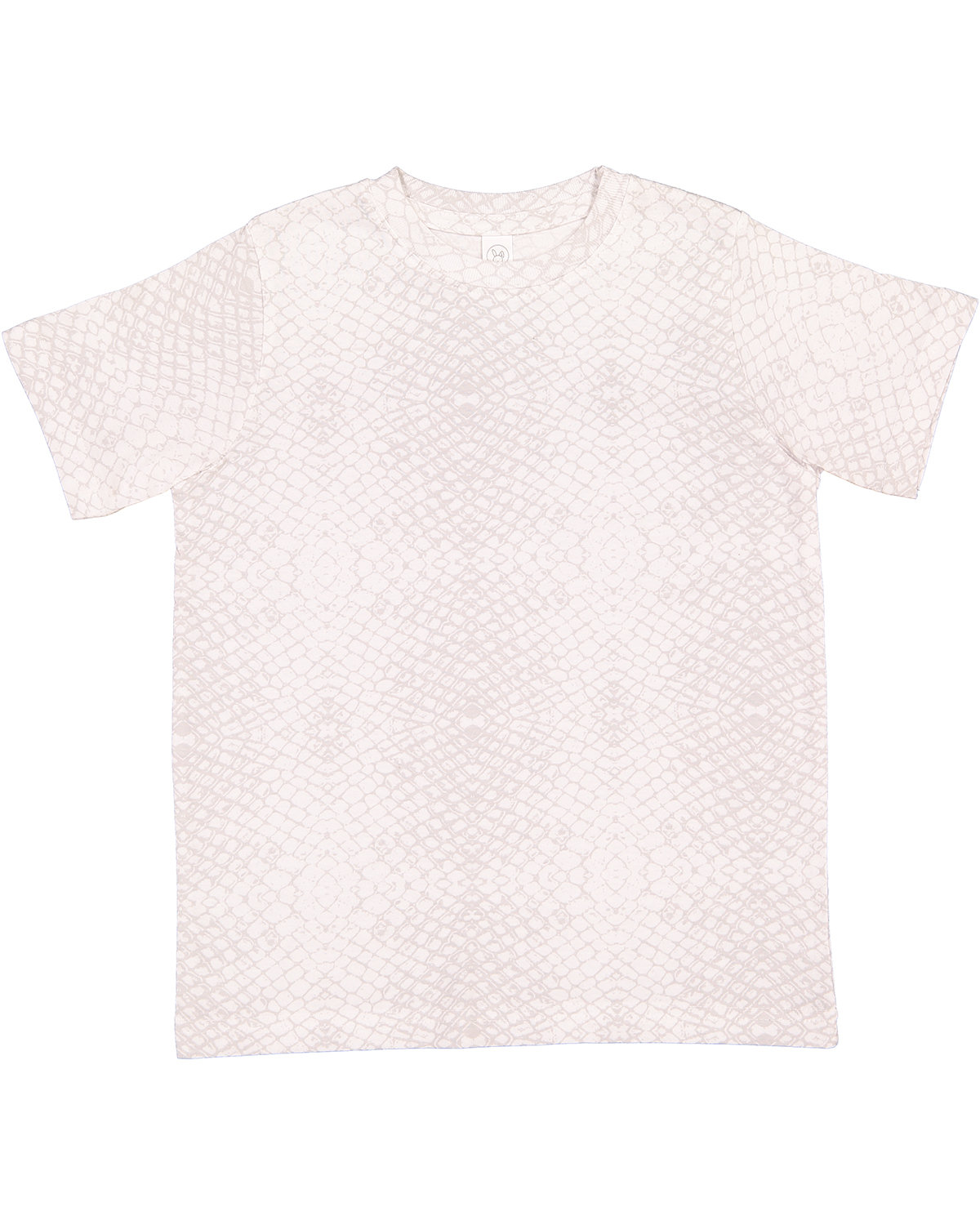 Rabbit Skins Toddler Fine Jersey T-Shirt WHITE REPTILE 