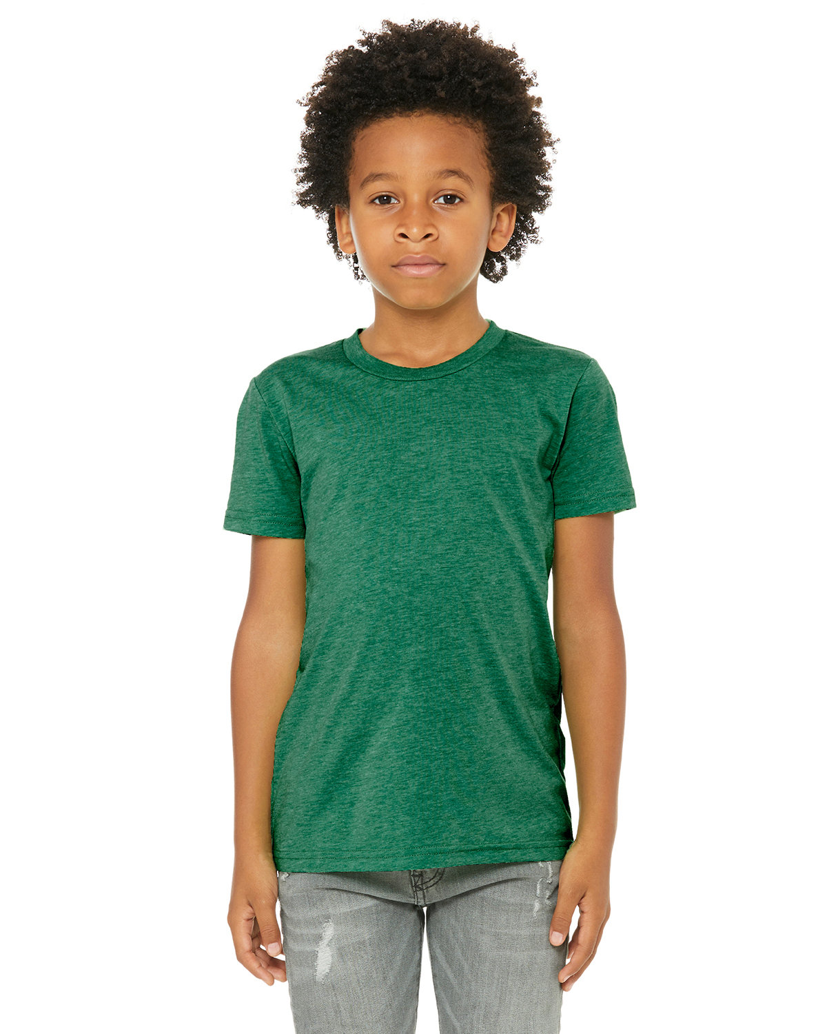 Bella + Canvas Youth Triblend Short-Sleeve T-Shirt KELLY TRIBLEND 