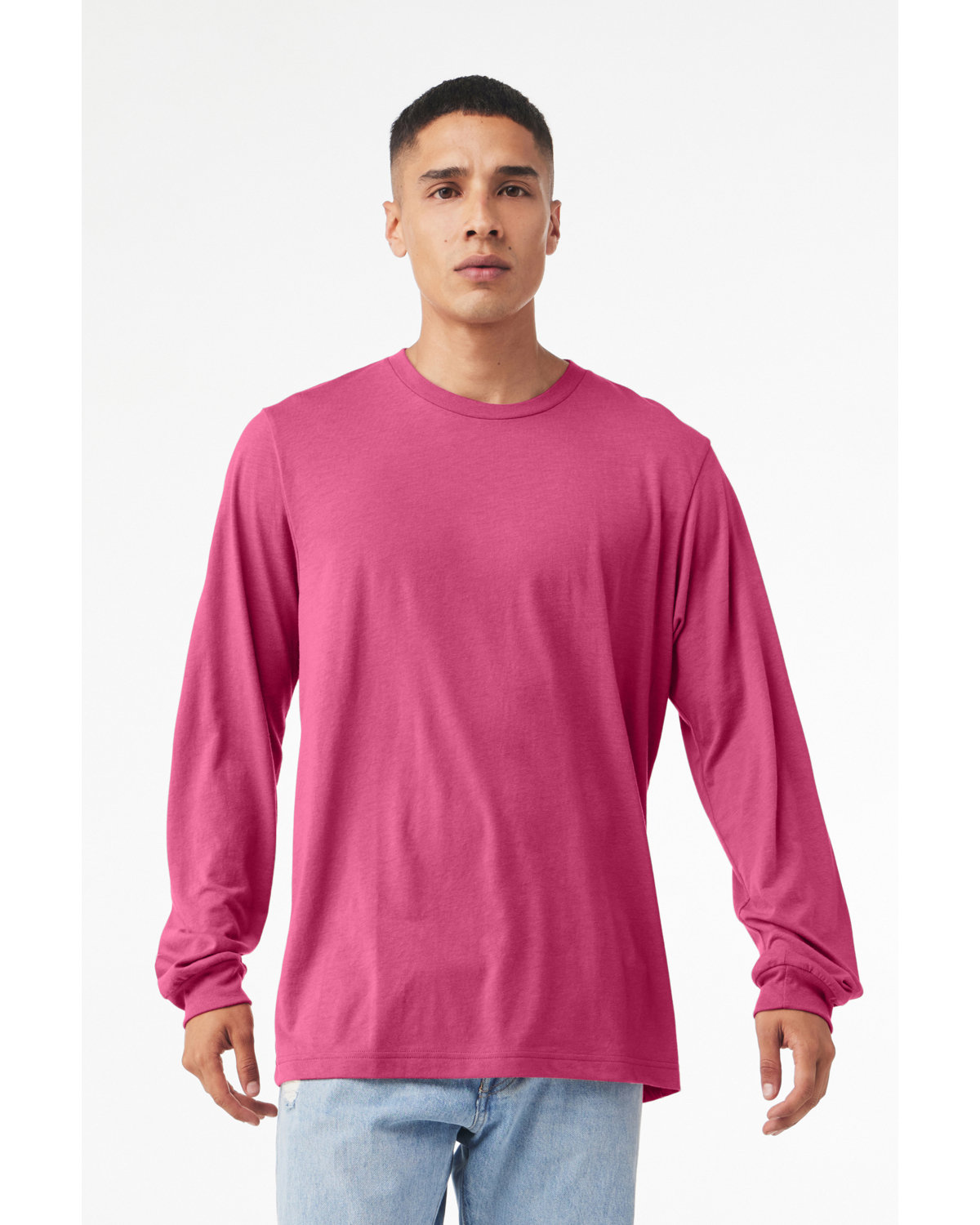 Bella + Canvas Unisex Jersey Long-Sleeve T-Shirt BERRY 