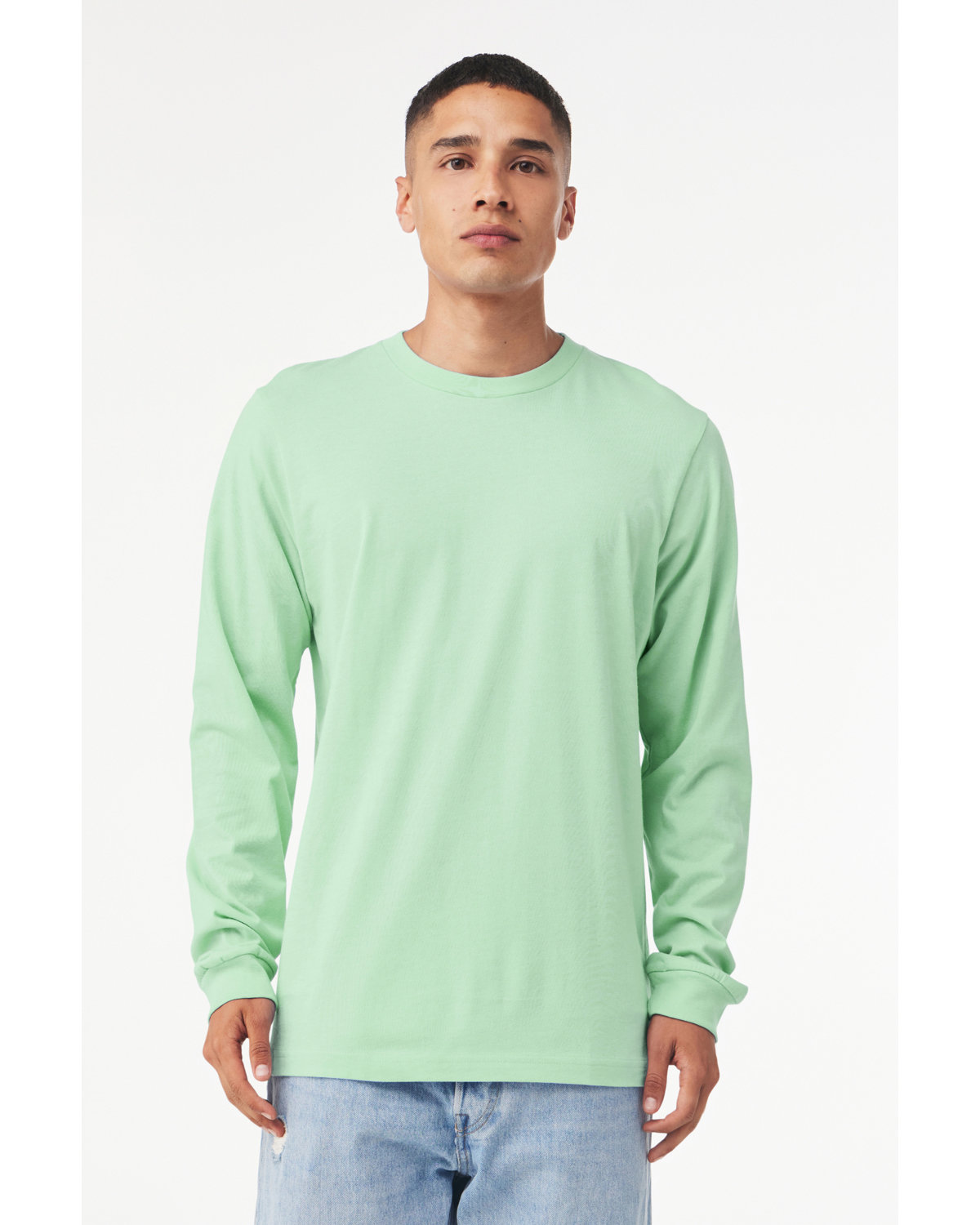 Bella + Canvas Unisex Jersey Long-Sleeve T-Shirt mint 