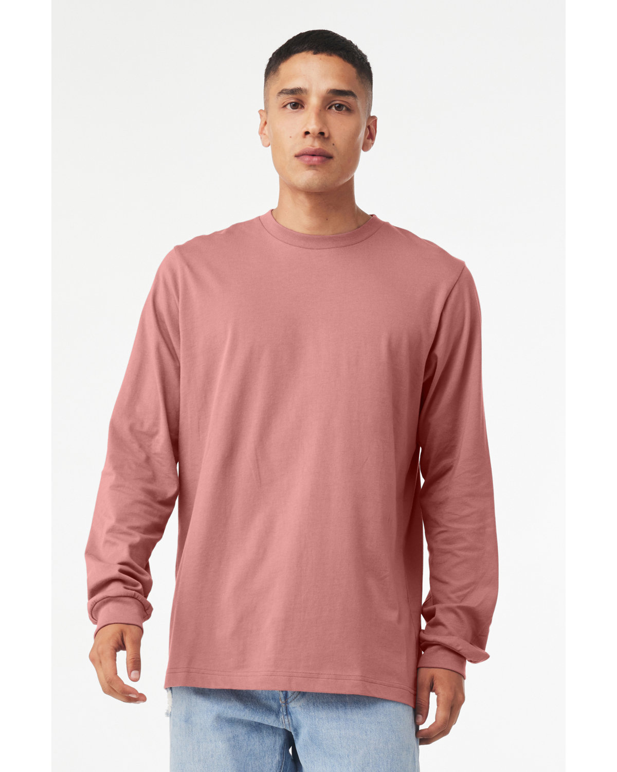 Bella + Canvas Unisex Jersey Long-Sleeve T-Shirt MAUVE 