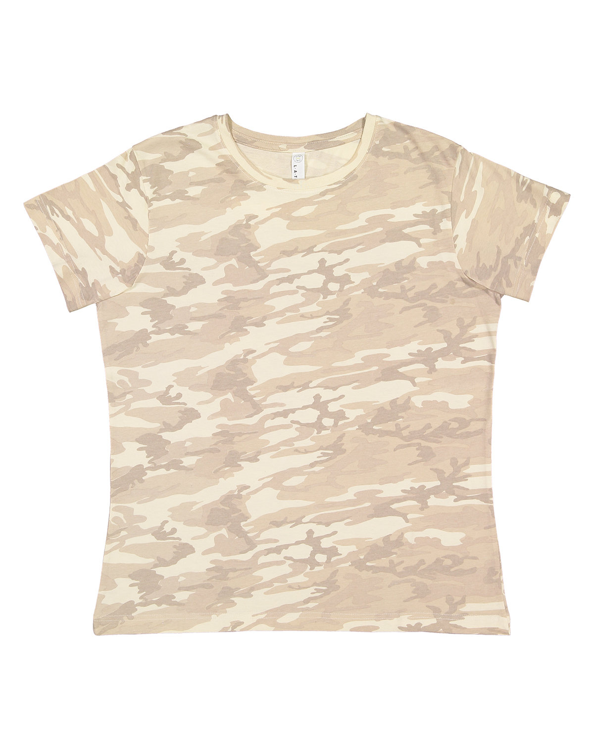 LAT Ladies' Fine Jersey T-Shirt NATURAL CAMO 