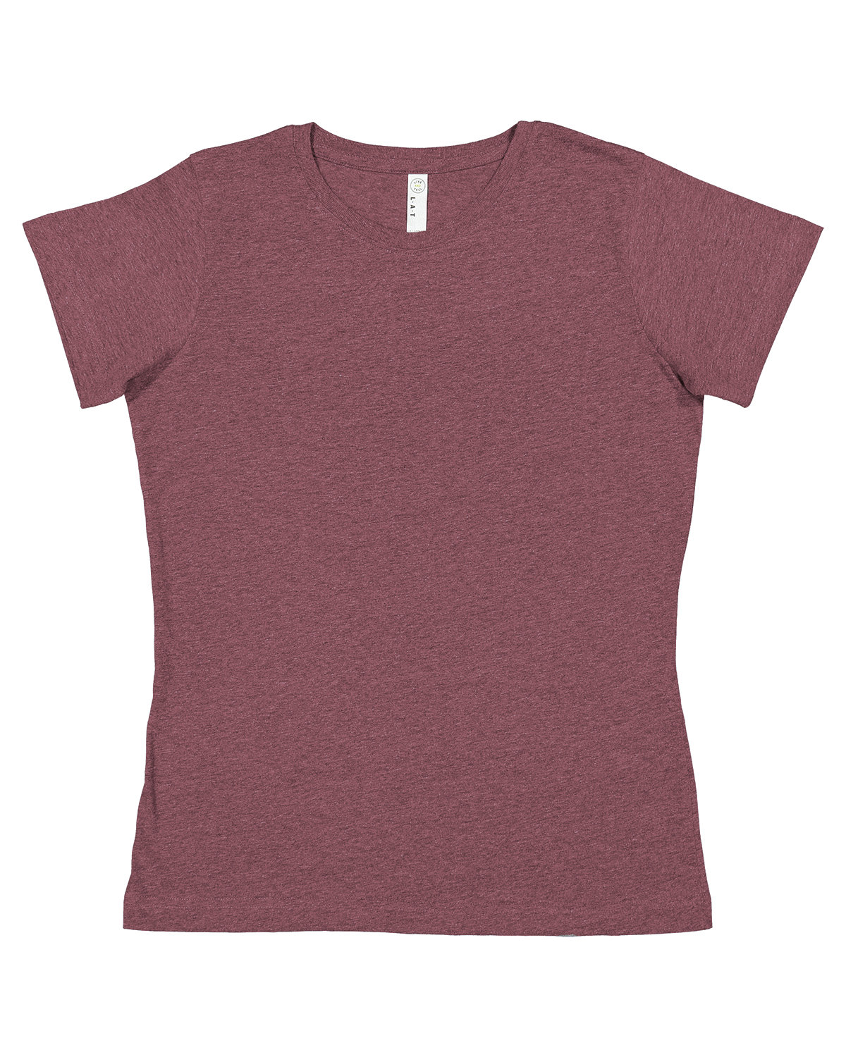 LAT Ladies' Fine Jersey T-Shirt SANGRIA BLACKOUT 