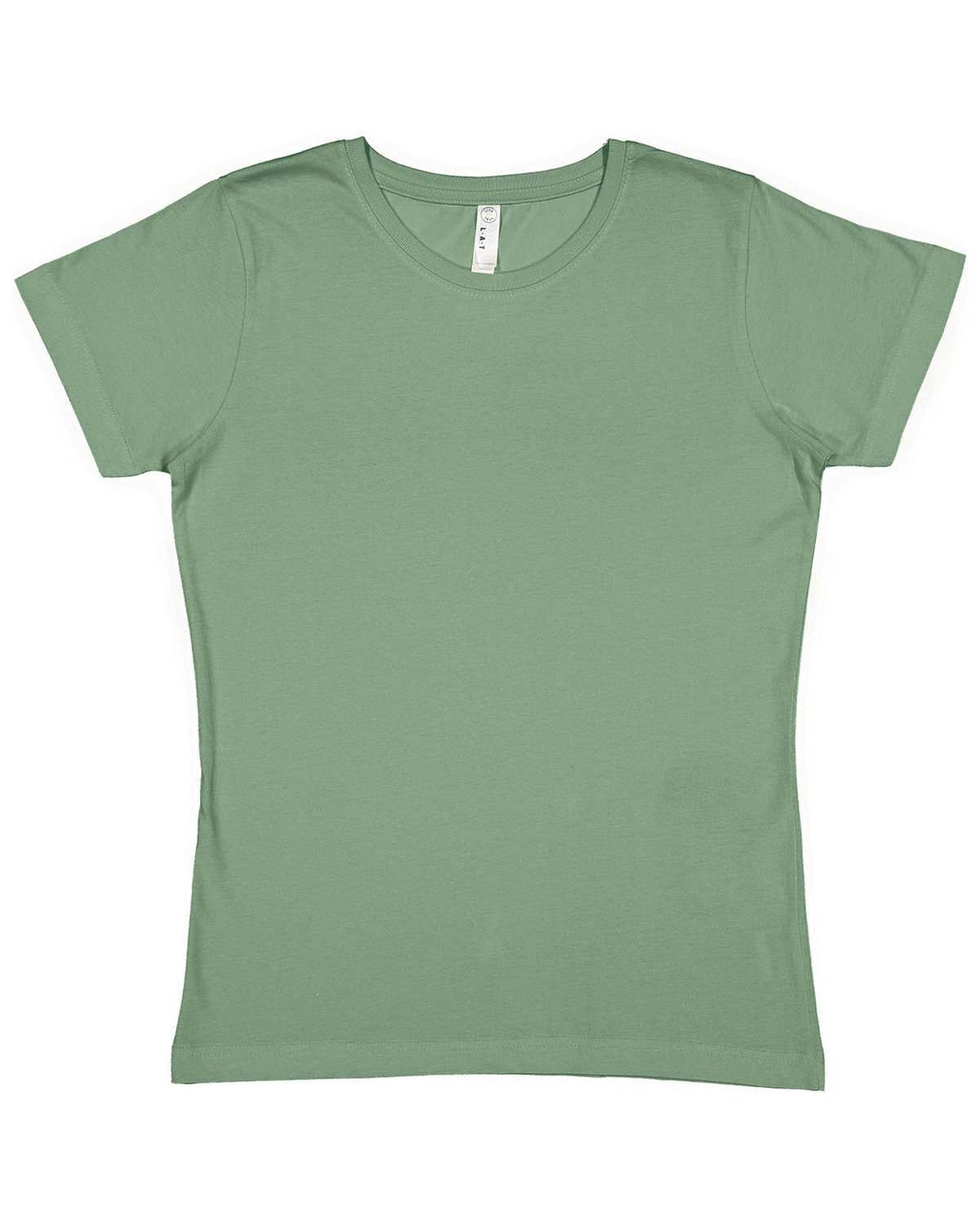 LAT Ladies' Fine Jersey T-Shirt SAGE 