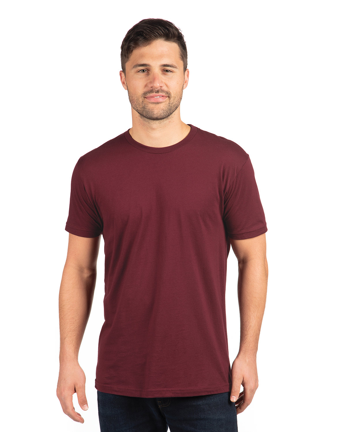 Next Level Apparel Unisex Cotton T-Shirt MAROON 