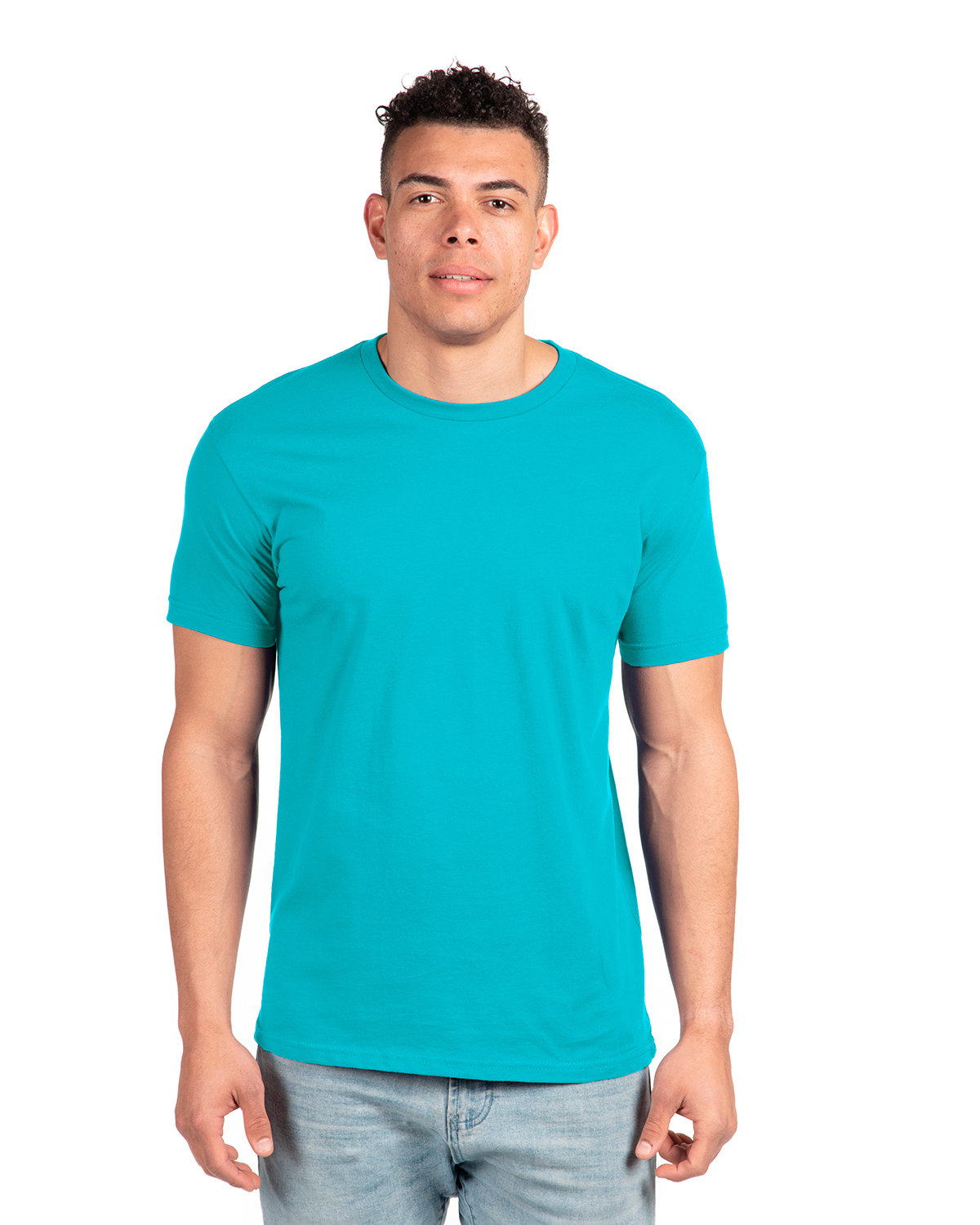 Next Level Apparel Unisex Cotton T-Shirt TAHITI BLUE 
