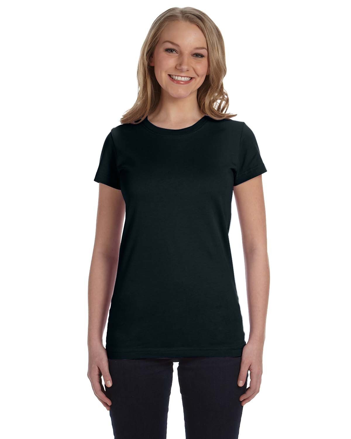 LAT Ladies' Junior Fit T-Shirt black 