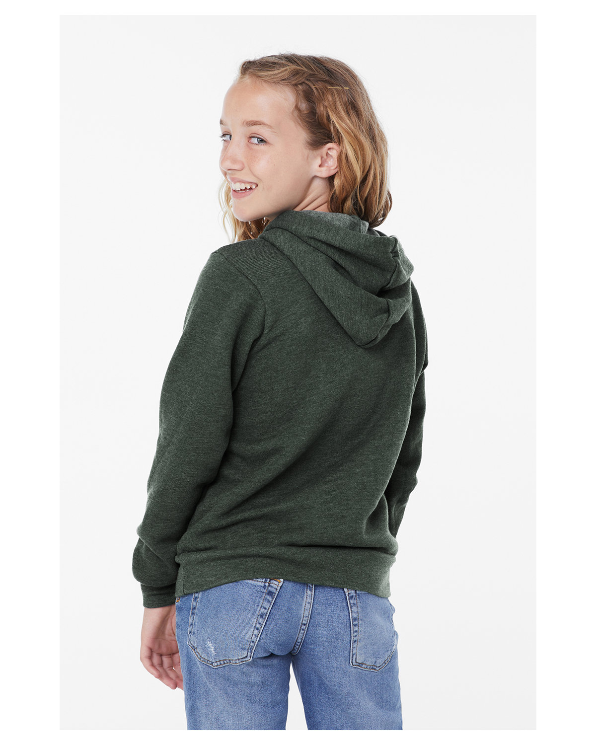Bella + Canvas Youth Sponge Fleece Pullover Hooded Sweatshirt | US ...