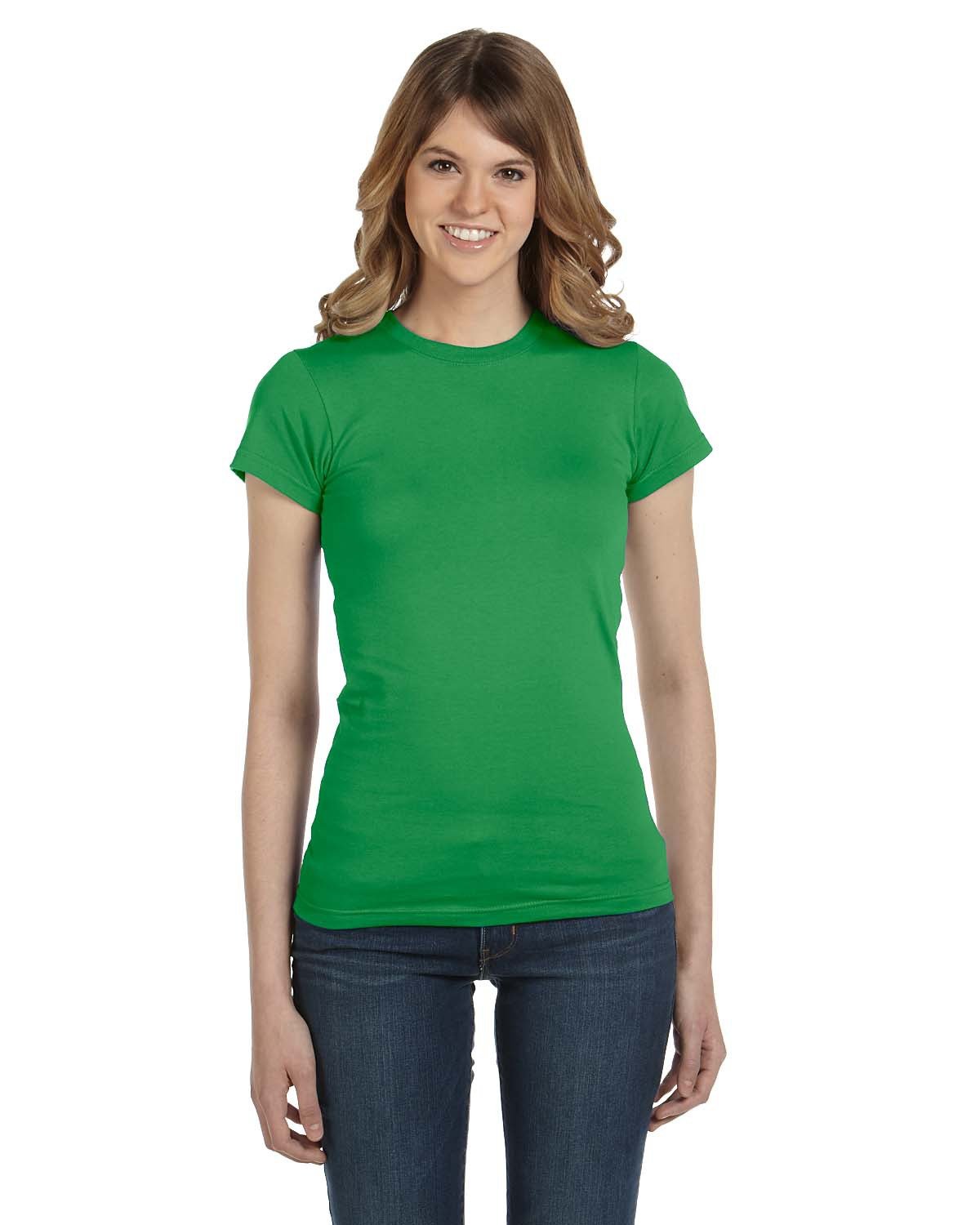 Anvil Ladies' Lightweight Fitted T-Shirt GREEN APPLE 