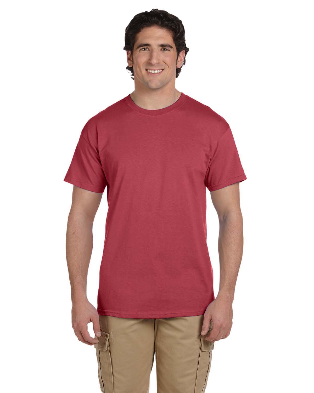 Fruit of the Loom Adult HD Cotton™ T-Shirt crimson 