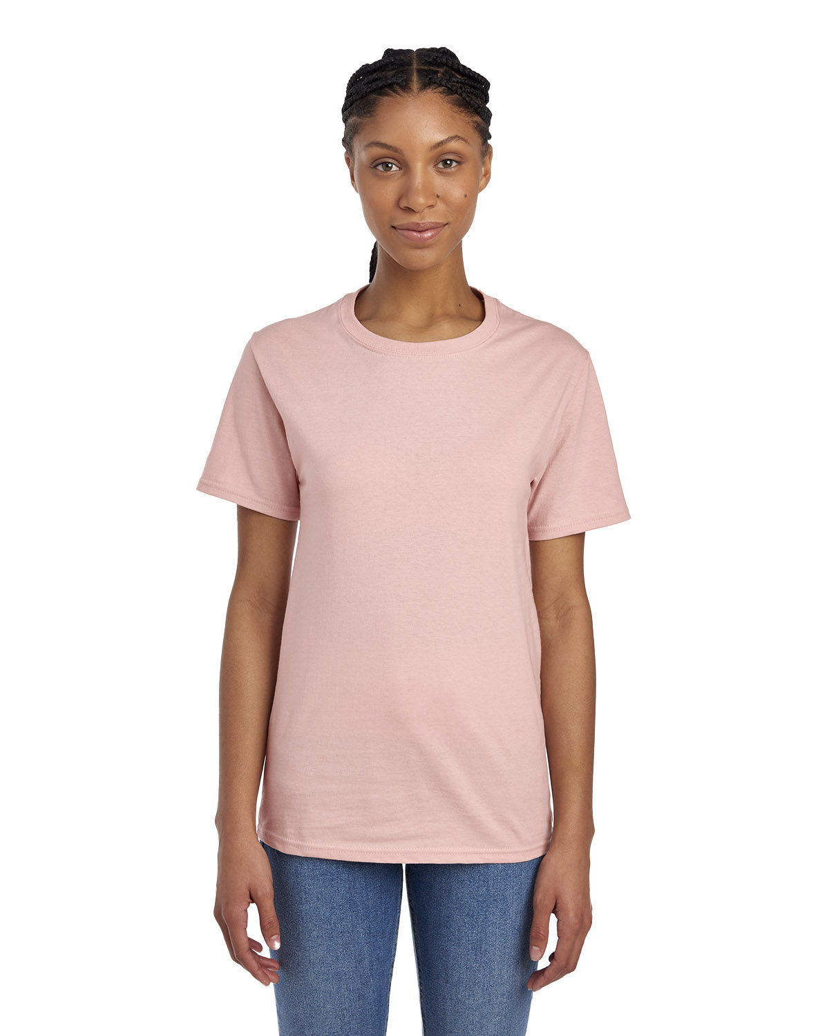 Fruit of the Loom Adult HD Cotton™ T-Shirt BLUSH PINK 