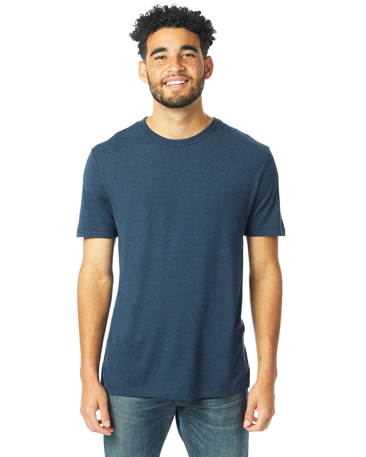 Alternative Men's Modal Tri-Blend T-Shirt MIDNIGHT NAVY 