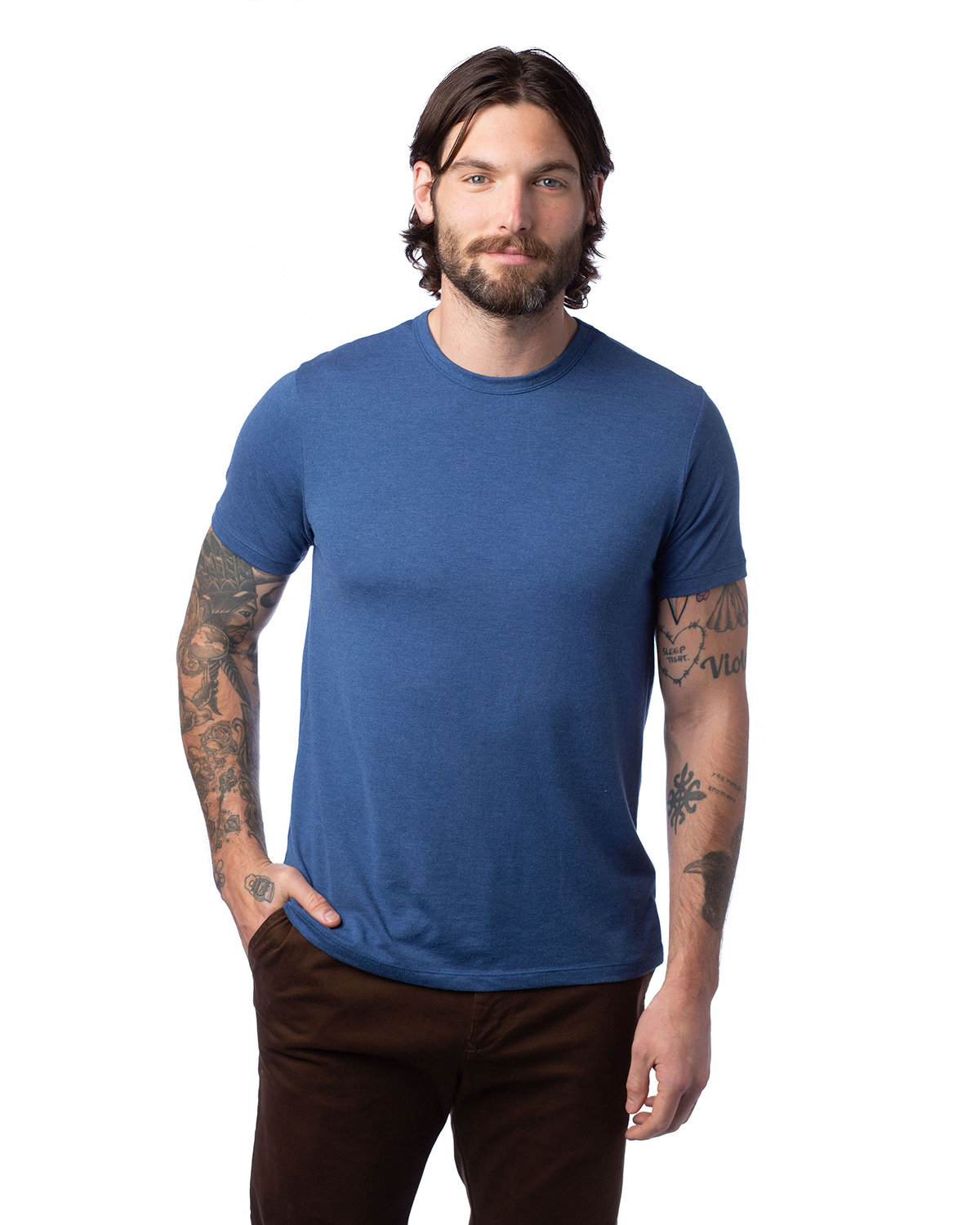 Alternative Men's Modal Tri-Blend T-Shirt HERITAGE ROYAL 
