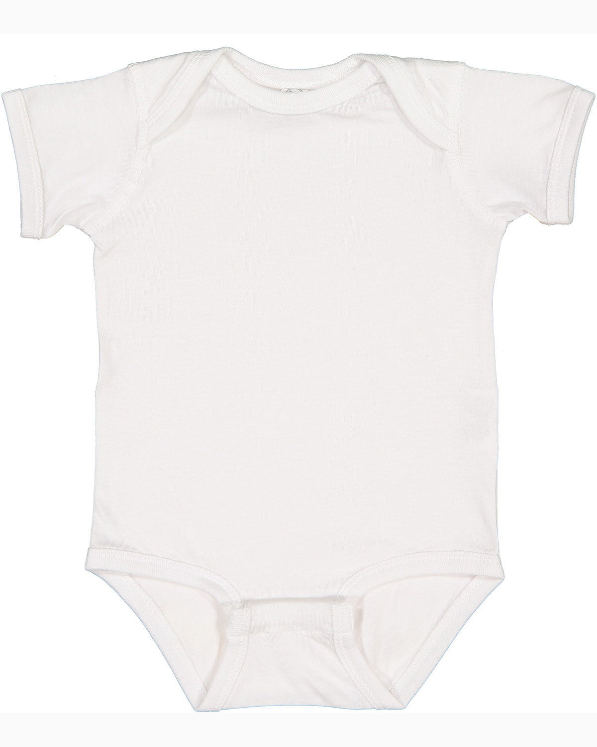 Rabbit Skins Infant Fine Jersey Bodysuit WHITE 