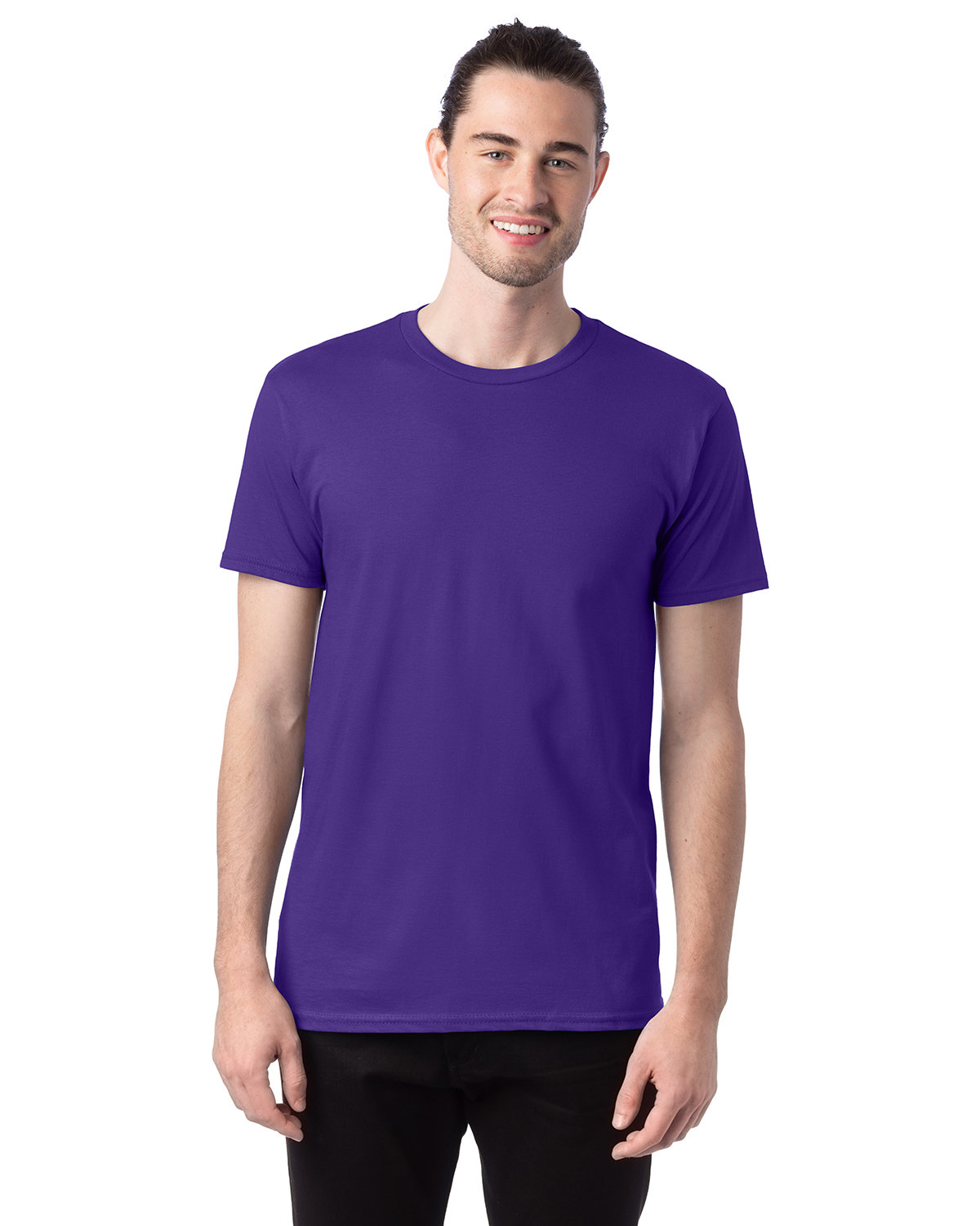 Hanes Unisex Perfect-T T-Shirt PURPLE 