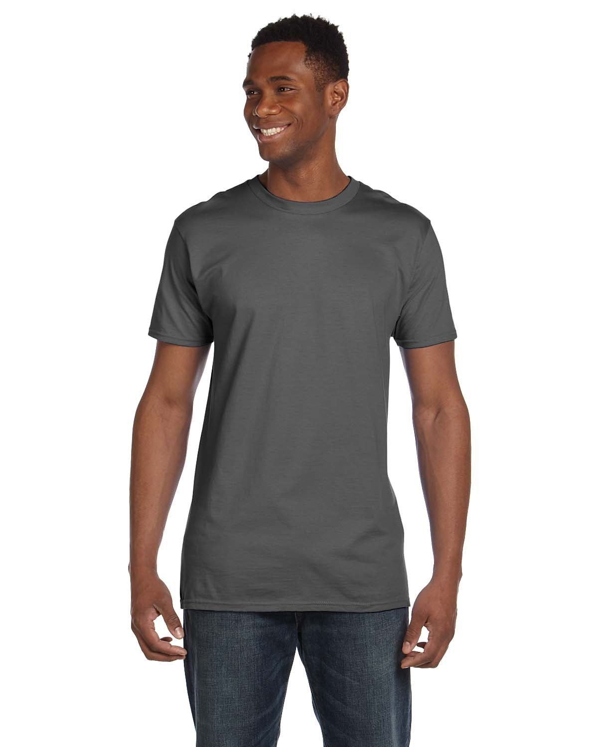 Hanes Unisex Perfect-T PreTreat T-Shirt smoke gray 