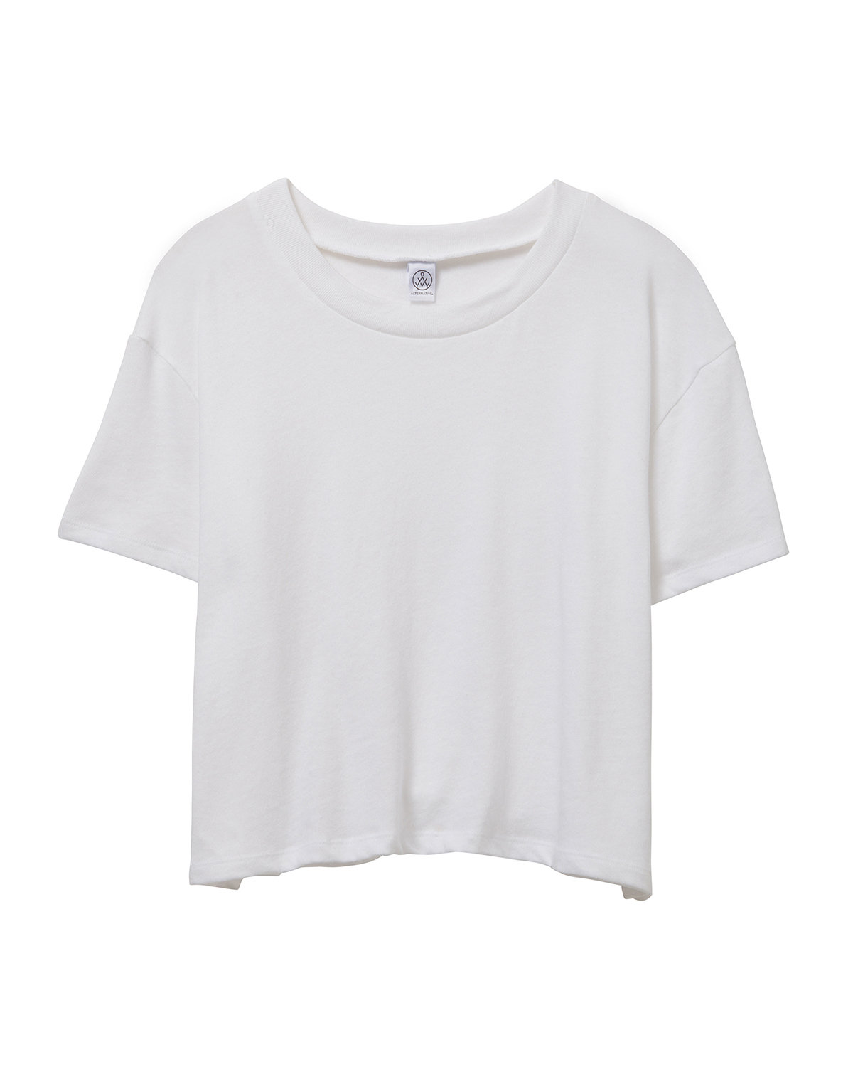 Alternative Ladies' Headliner Cropped T-Shirt WHITE 