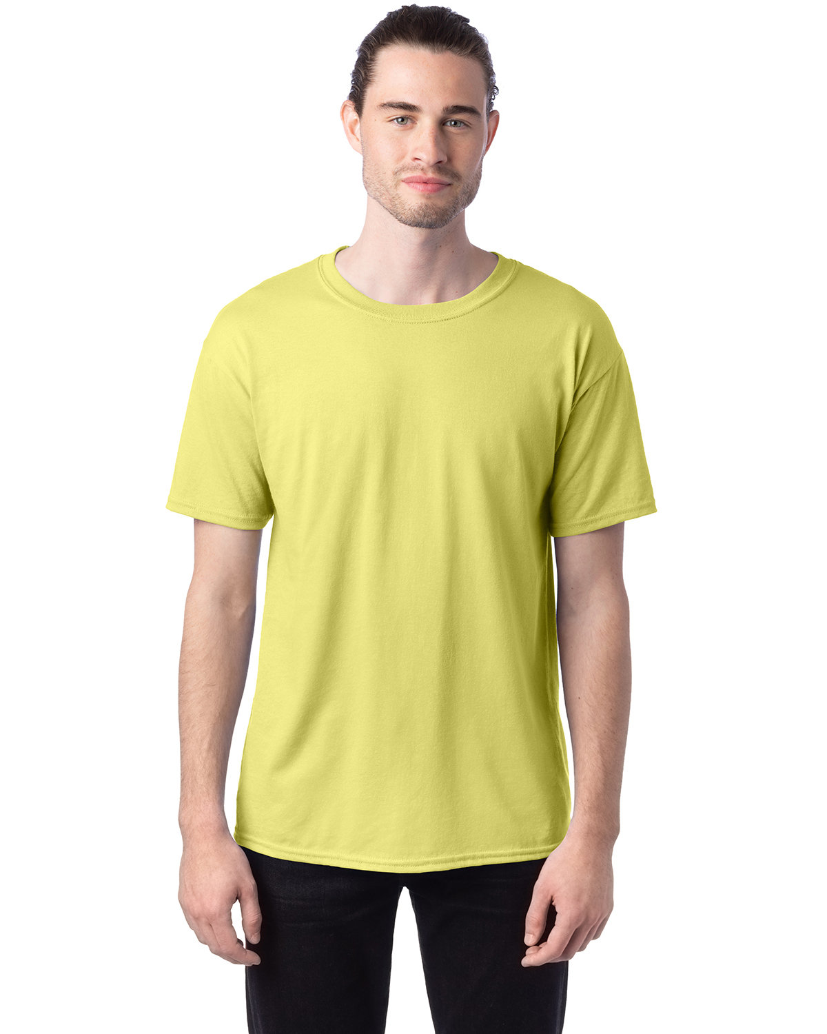 Hanes Unisex 50/50 T-Shirt YELLOW 