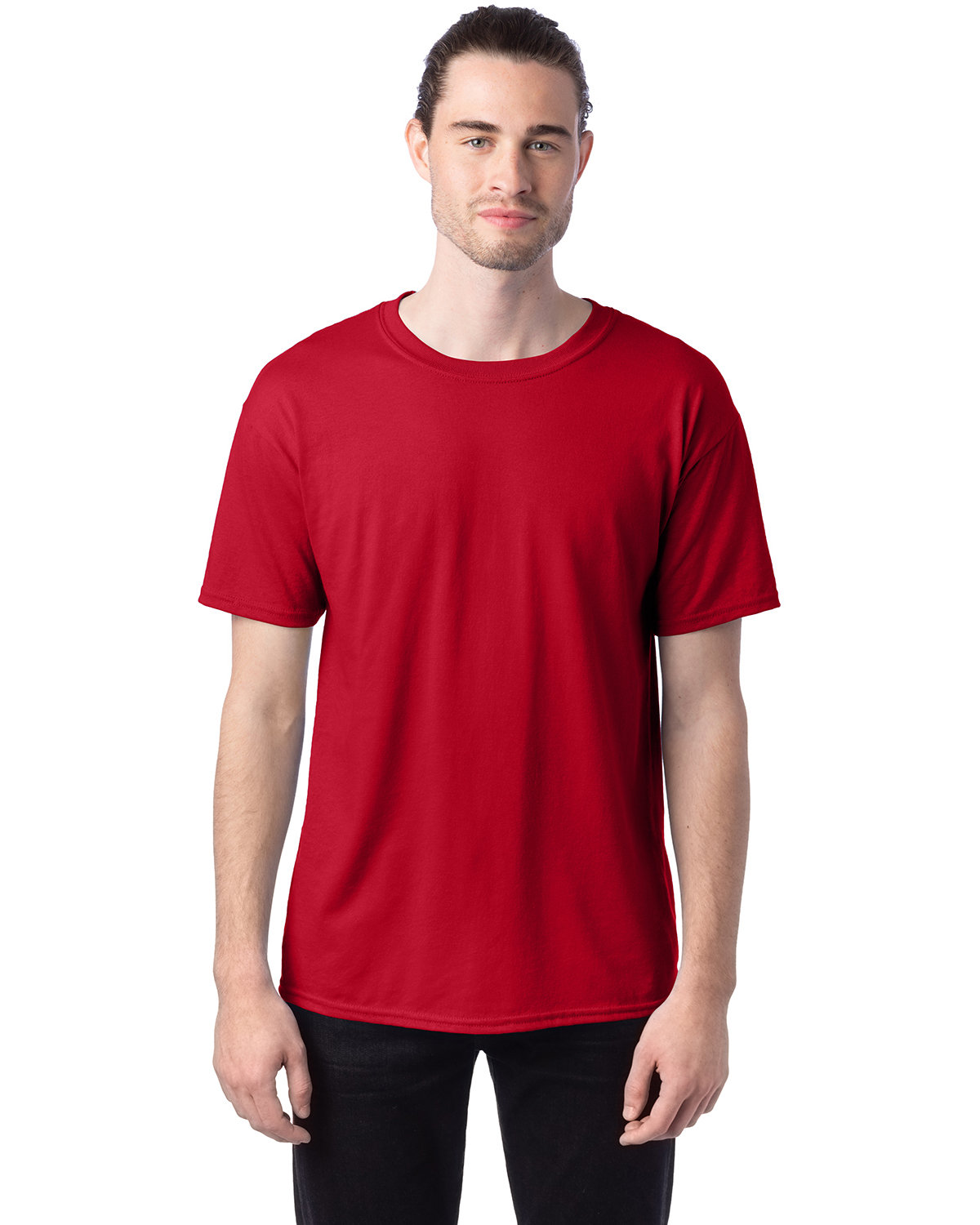 Hanes Unisex 50/50 T-Shirt DEEP RED 