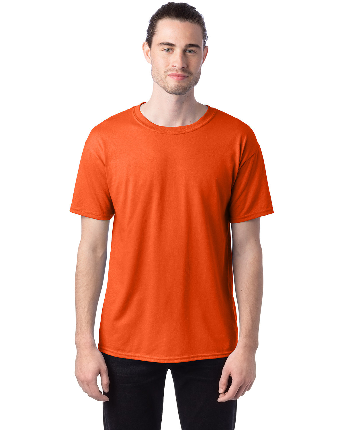 Hanes Unisex 50/50 T-Shirt ORANGE 