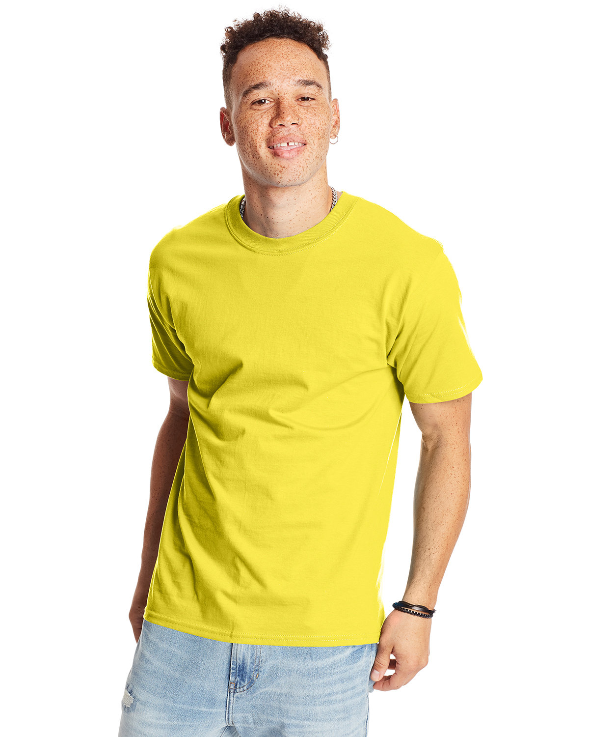 Hanes Unisex Beefy-T® T-Shirt YELLOW 