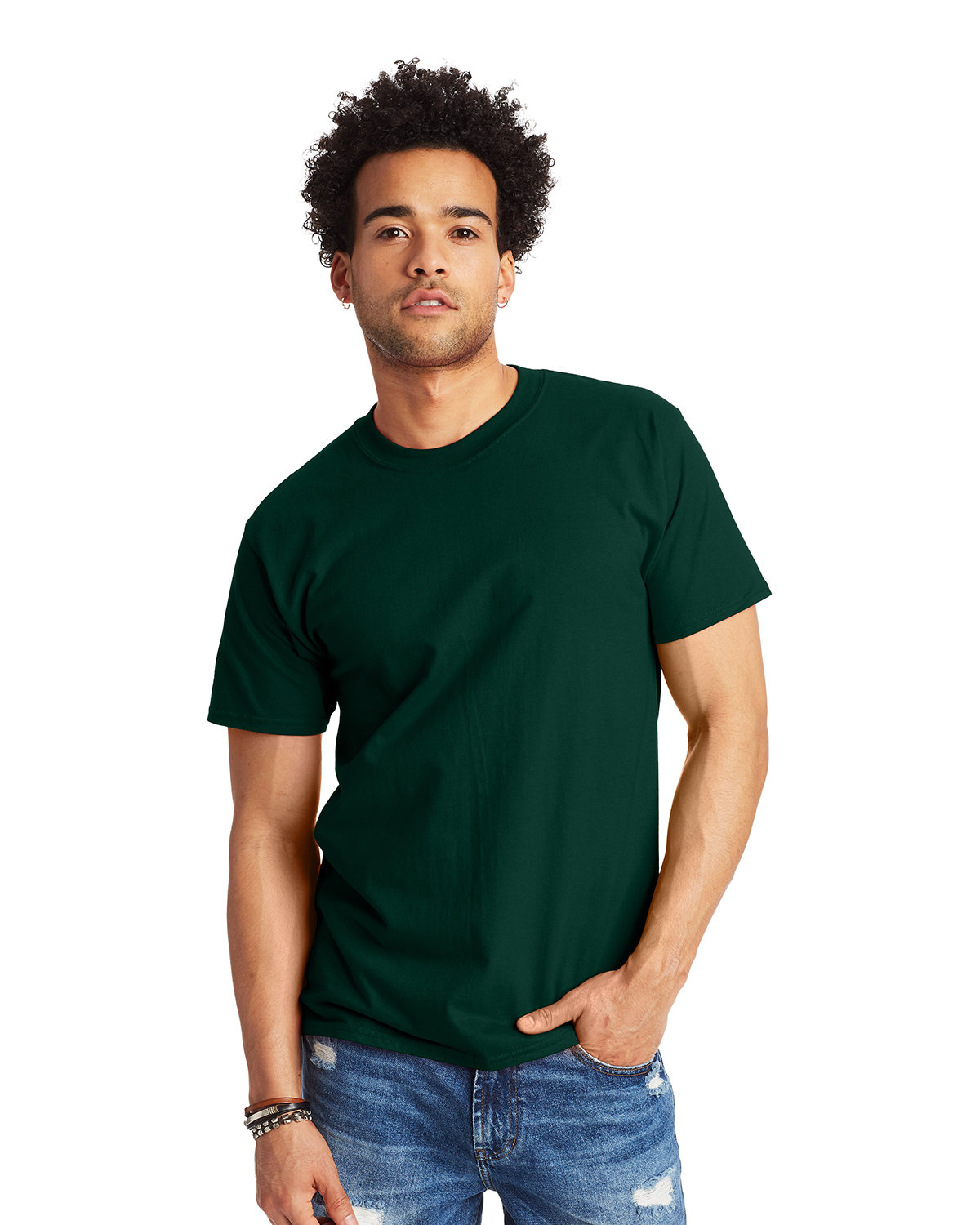Hanes Unisex Beefy-T® T-Shirt DEEP FOREST 