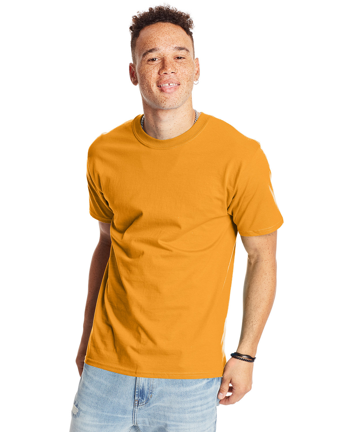 Hanes Unisex Beefy-T® T-Shirt GOLD 