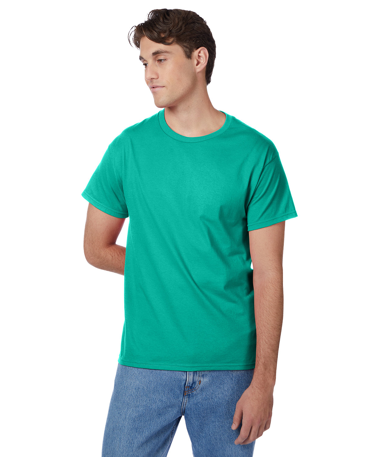 Hanes Men's Authentic-T T-Shirt KELLY GREEN 