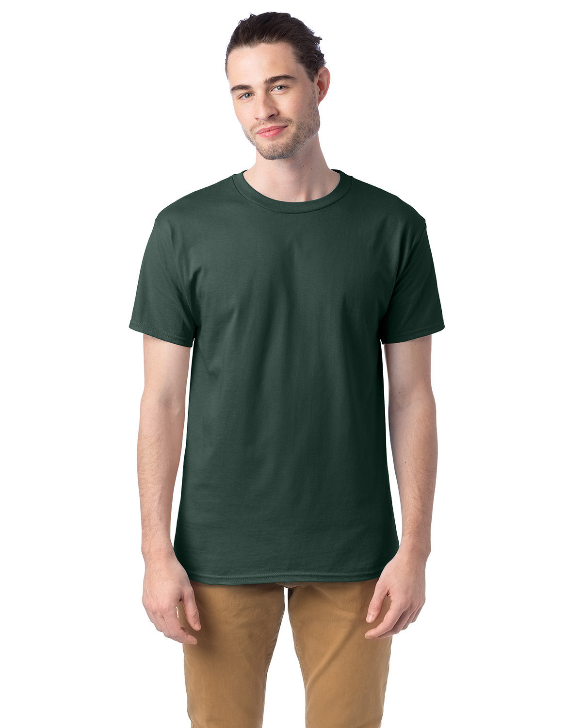 Hanes Unisex 5.2 oz., Comfortsoft® Cotton T-Shirt ATHLETIC DK GREN 
