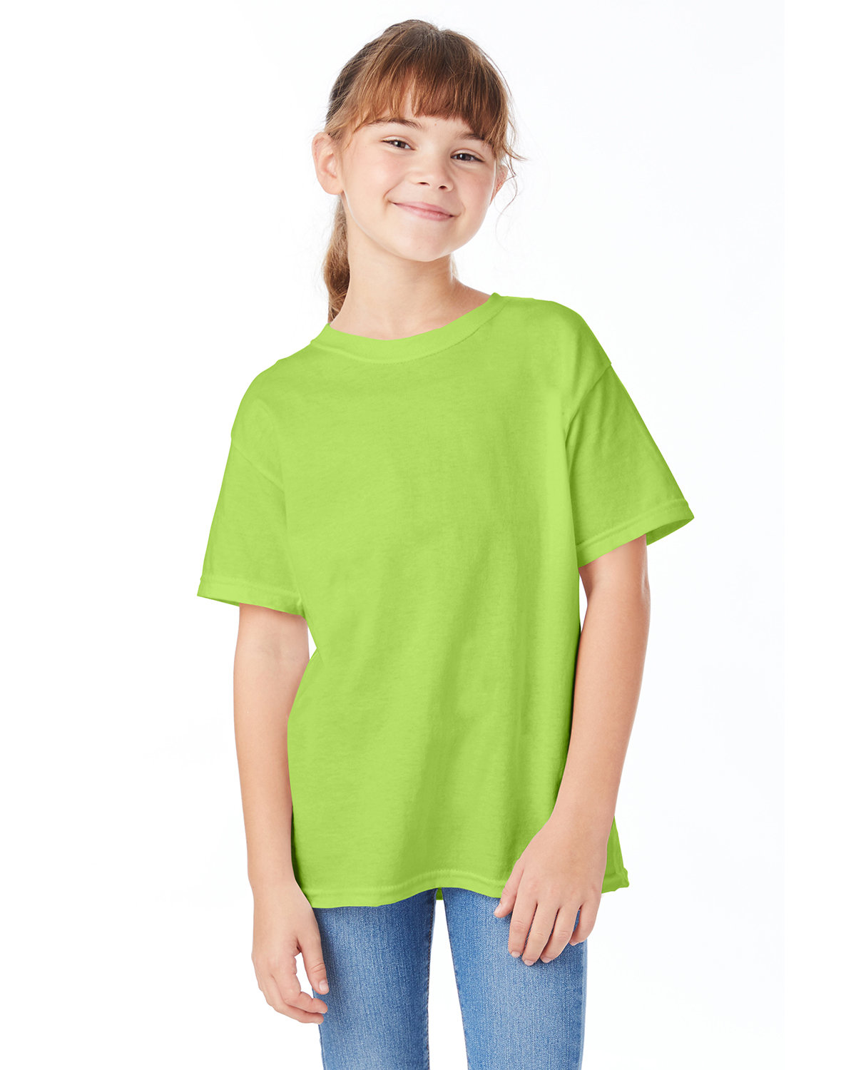 Hanes Youth Essential-T T-Shirt LIME 