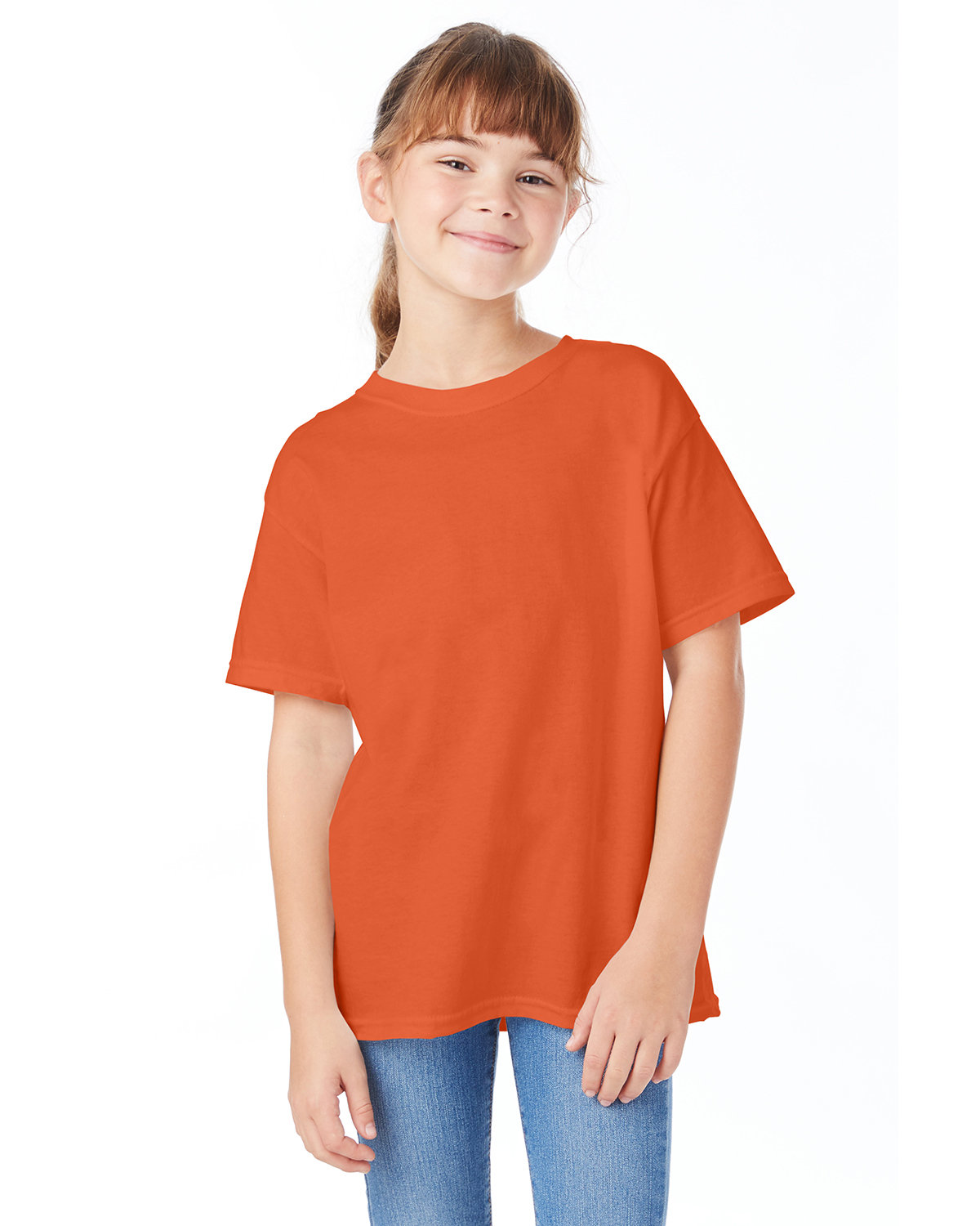 Hanes Youth Essential-T T-Shirt ORANGE 